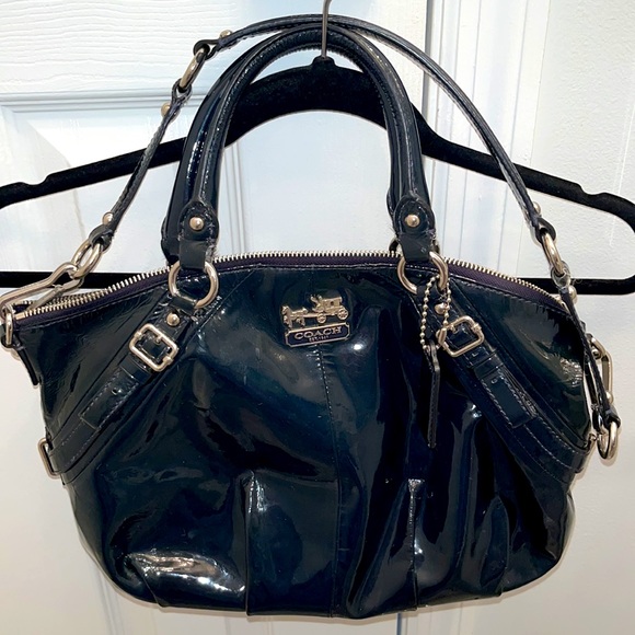 COACH MADISON PATENT SOPHIA SATCHEL - Picture 9 of 9